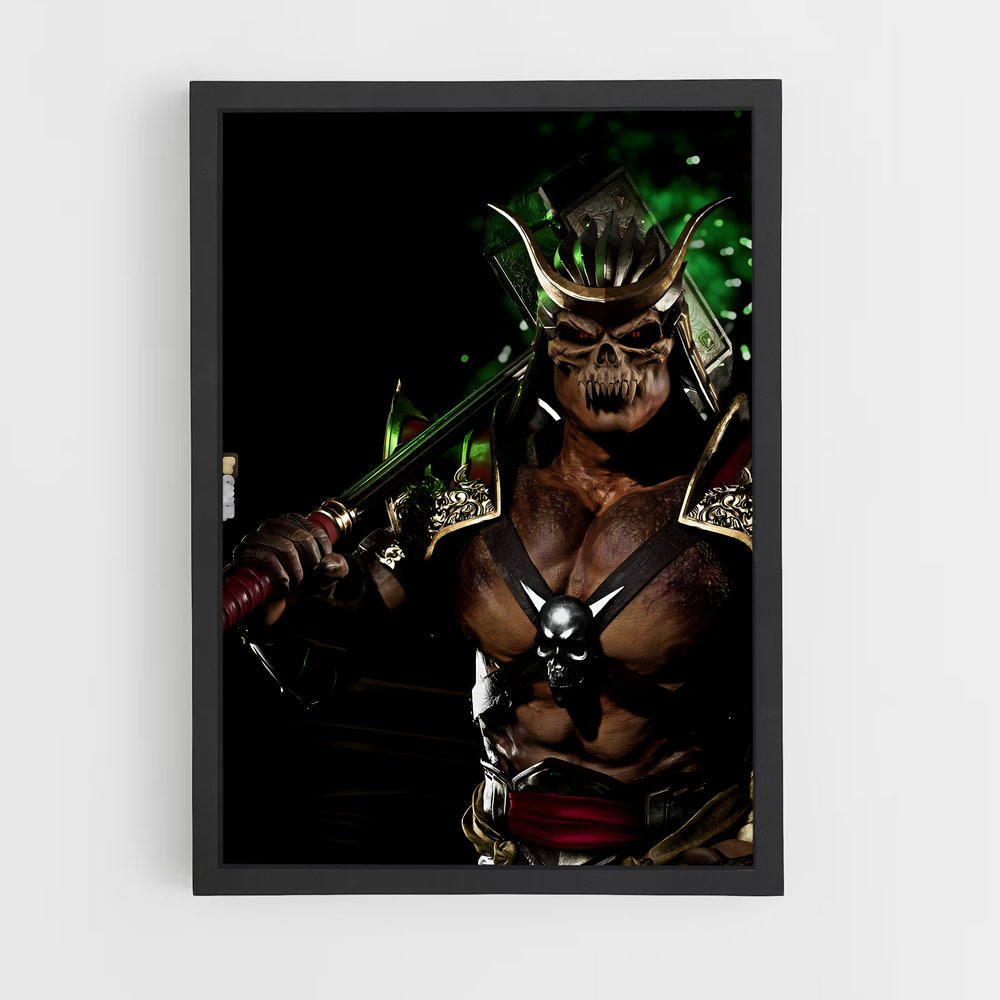 Poster Le Guerrier de Shao Kahn – affiche Mortal kombat (vue 2)